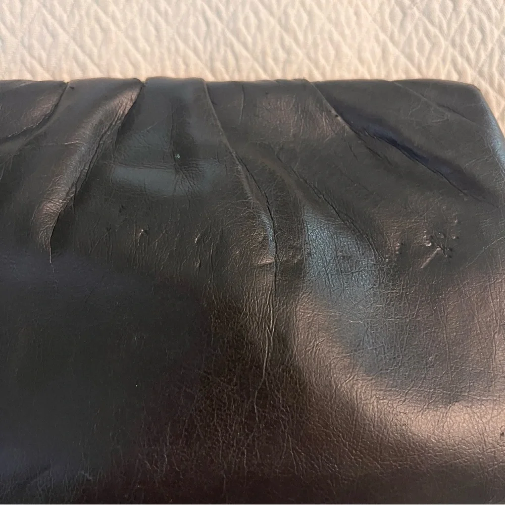 Vintage Dark Chocolate Brown Clutch Bag
